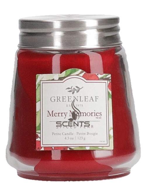 Миниатюрная аромасвеча Greenleaf Воспоминания Рождества Merry Memories
